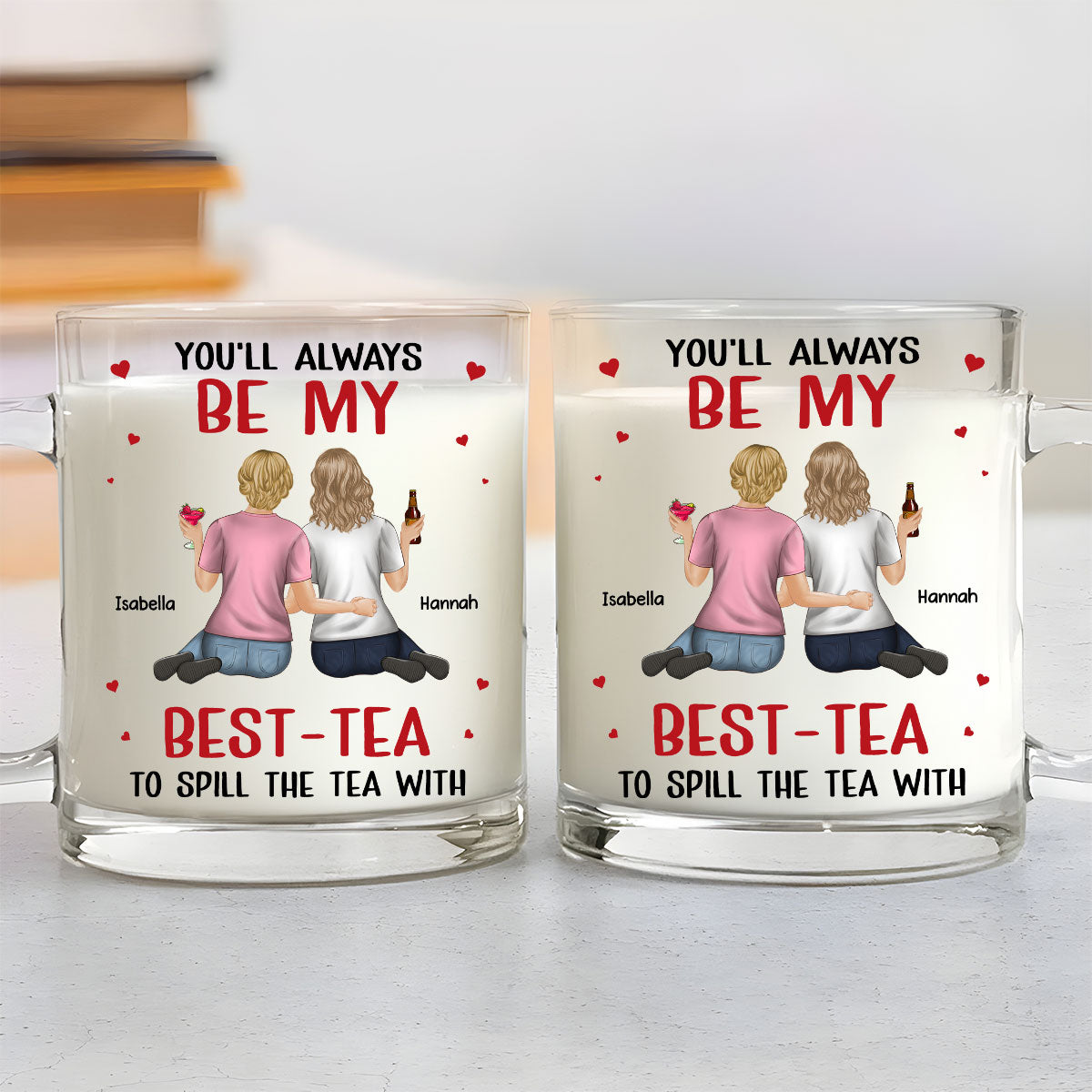 Be My Best Tea - Personalized Custom Glass Mug