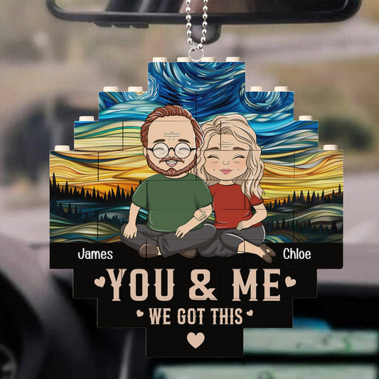 We Got This - Personalized Custom Puzzle Car Ornament