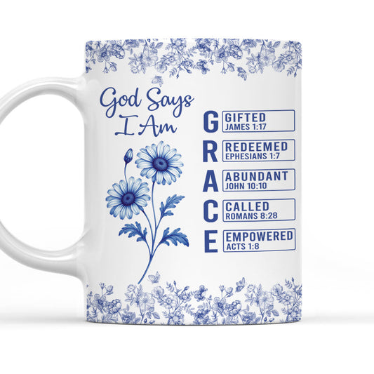 As God Says - Personalized Custom Coffee Mug