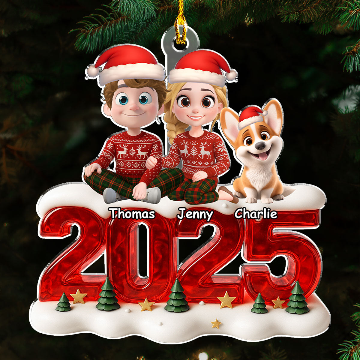 Memorable Year - Personalized Custom Acrylic Ornament