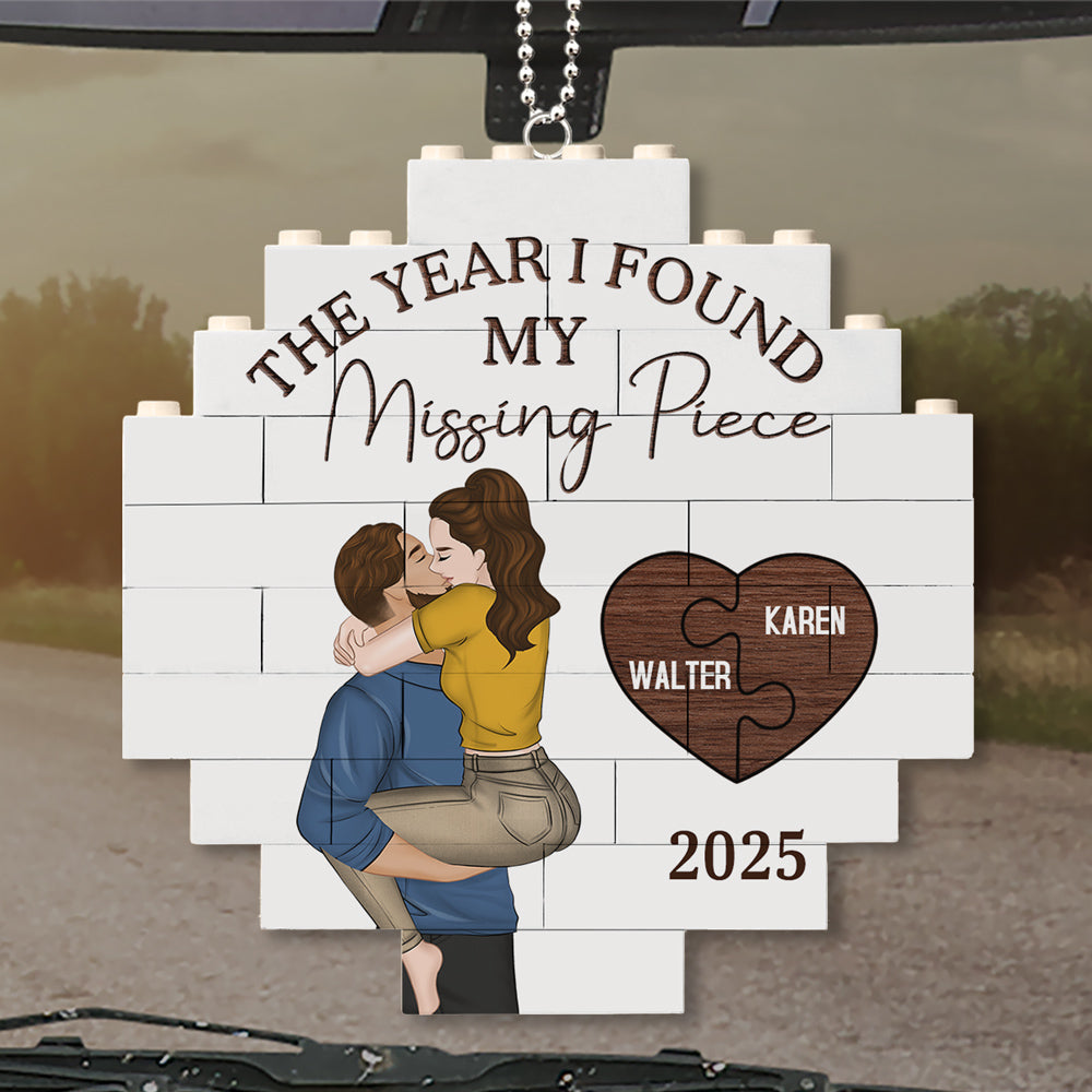 My Missing Piece - Personalized Custom Puzzle Car Ornament