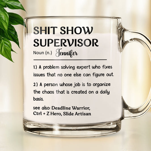 Chaos Coordinator - Personalized Custom Glass Mug