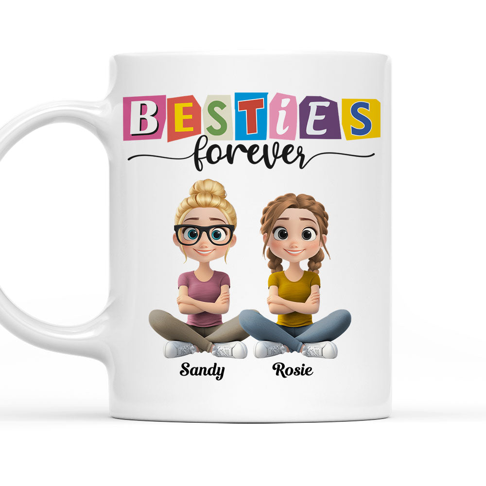 Be My Bestie Forever - Personalized Custom Coffee Mug