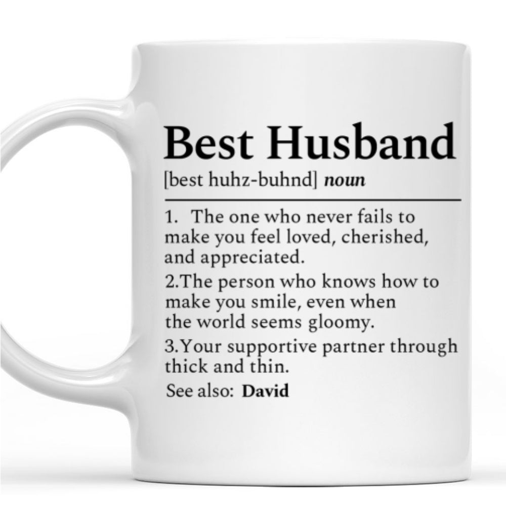 My Best Husband - Personalized Custom Coffee Mug