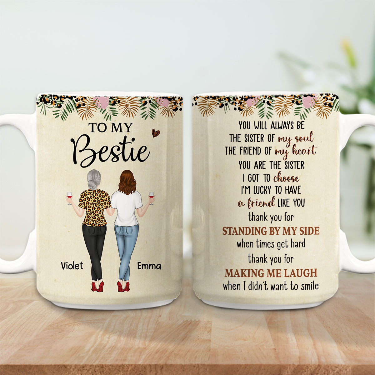 You Are My Soul Sister - Personalized Custom Coffee Mug