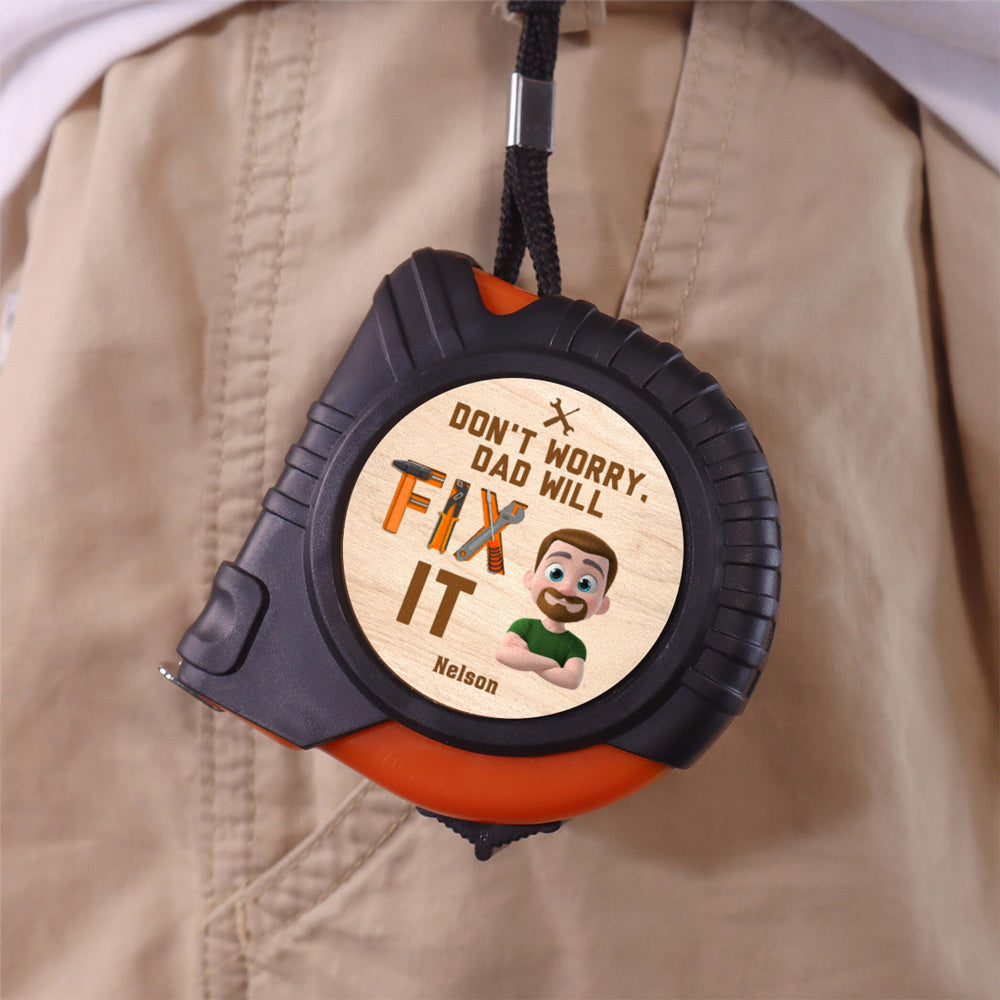 Best Dad - Personalized Custom Tape Measure