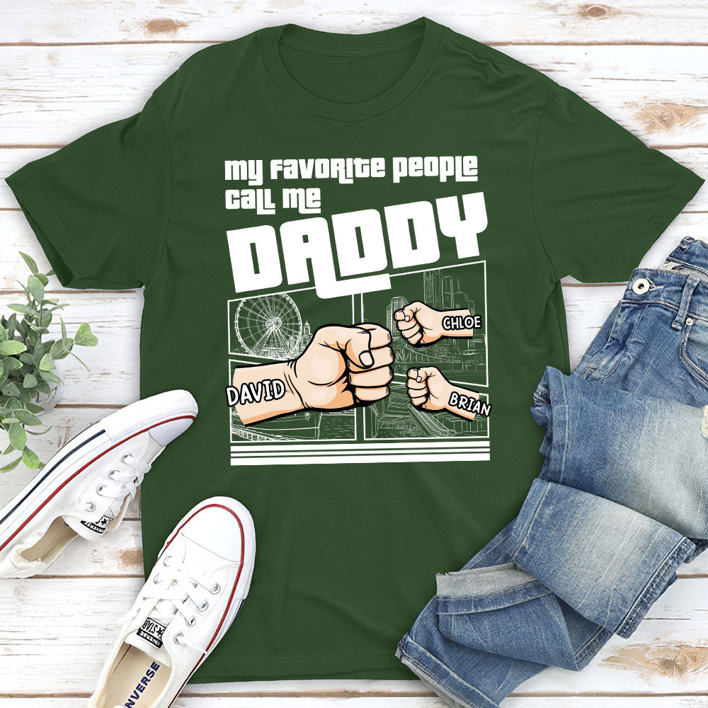 Best Grandpa Ever - Personalized Custom Shirt
