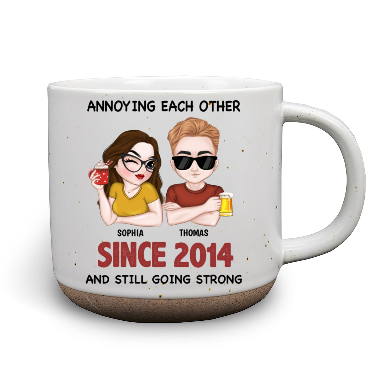 Always You - Personalized Custom Pottery Mug