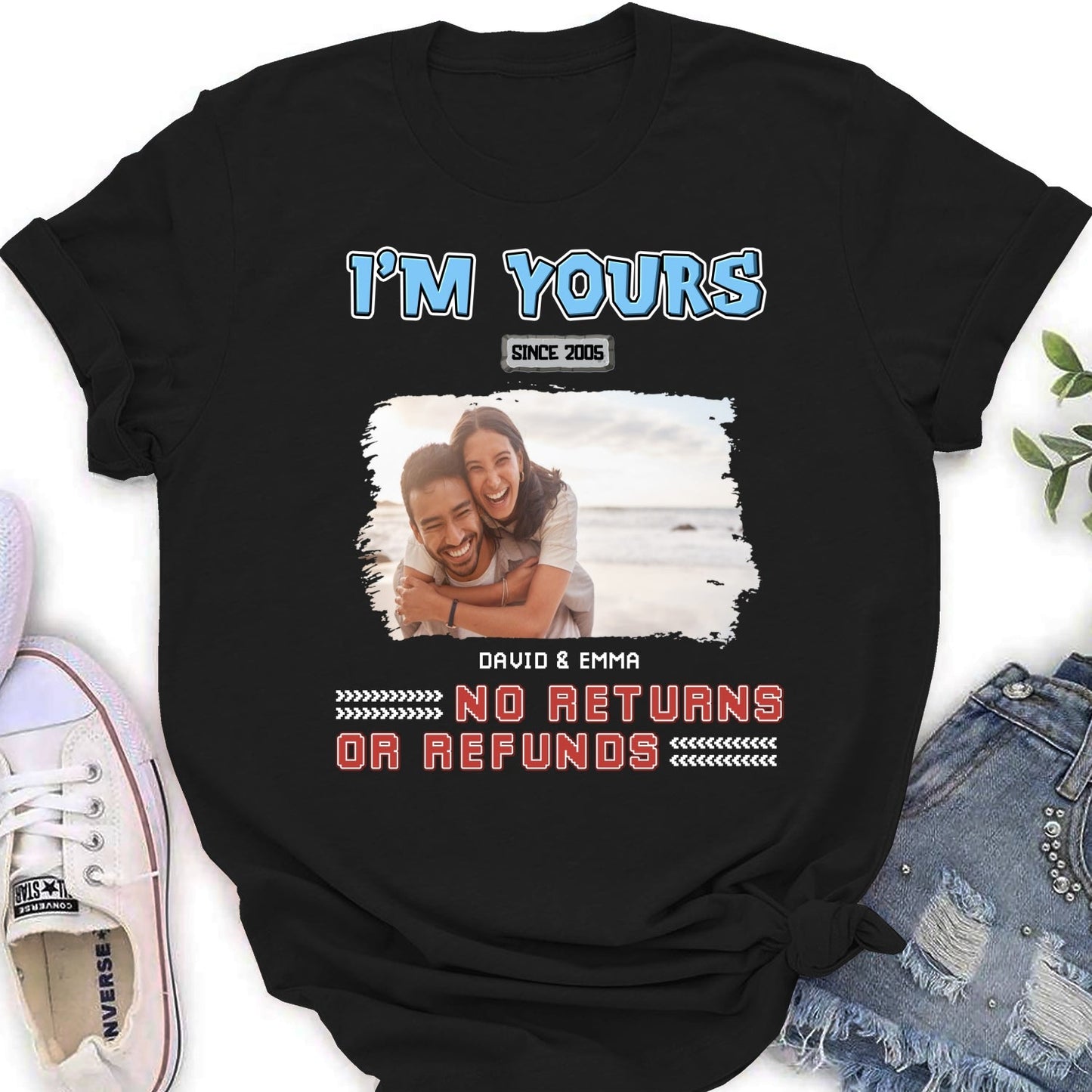 I Am Yours Photo - Personalized Custom Shirt