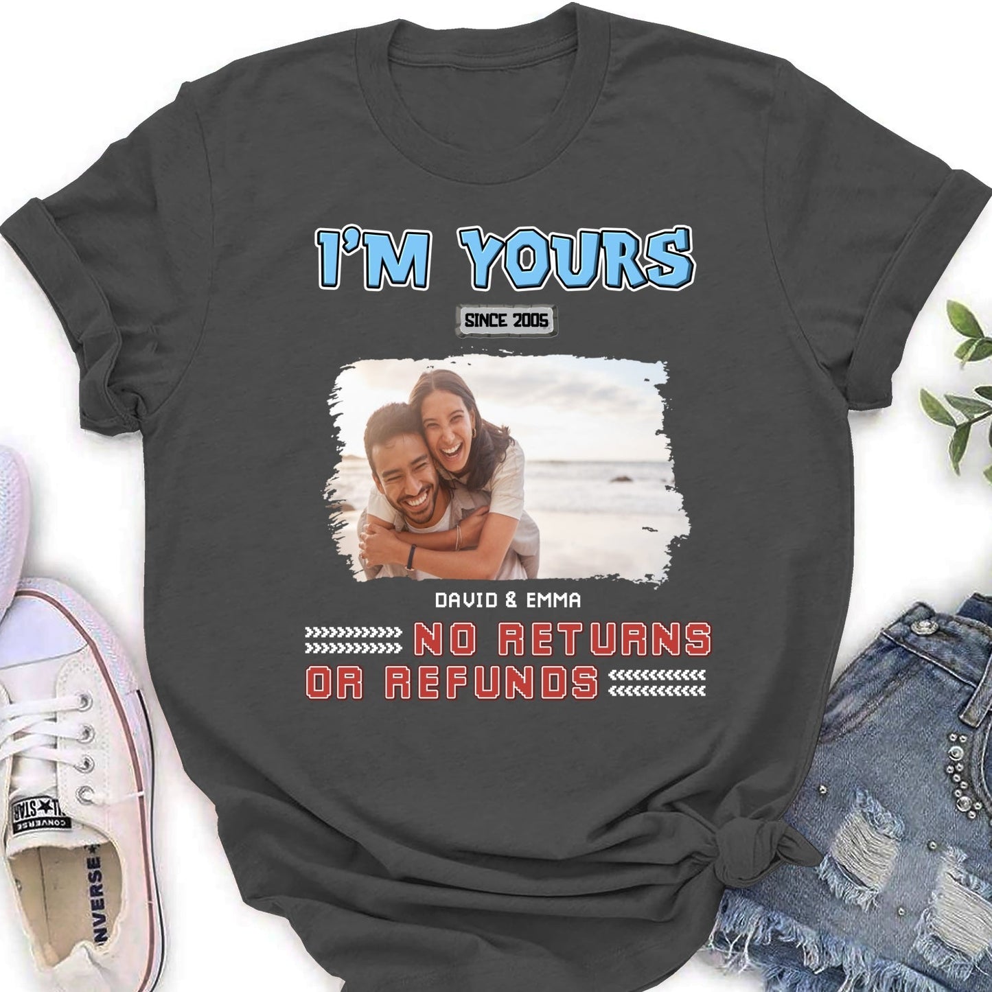 I Am Yours Photo - Personalized Custom Shirt