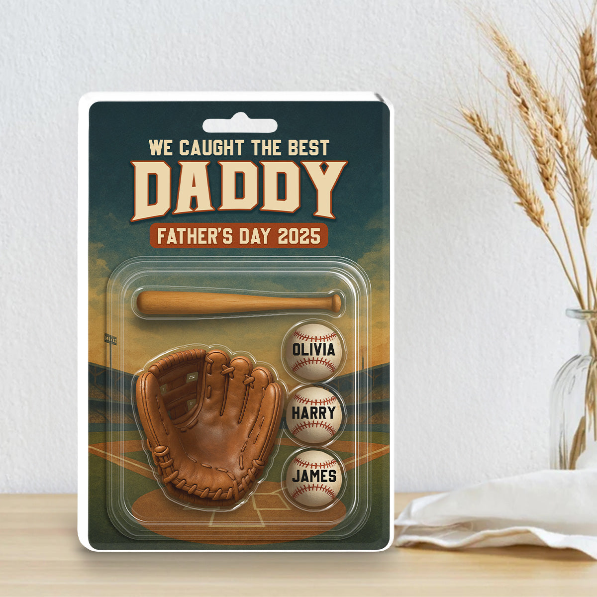 Baseball Daddy - Personalized Custom Acrylic Plaque