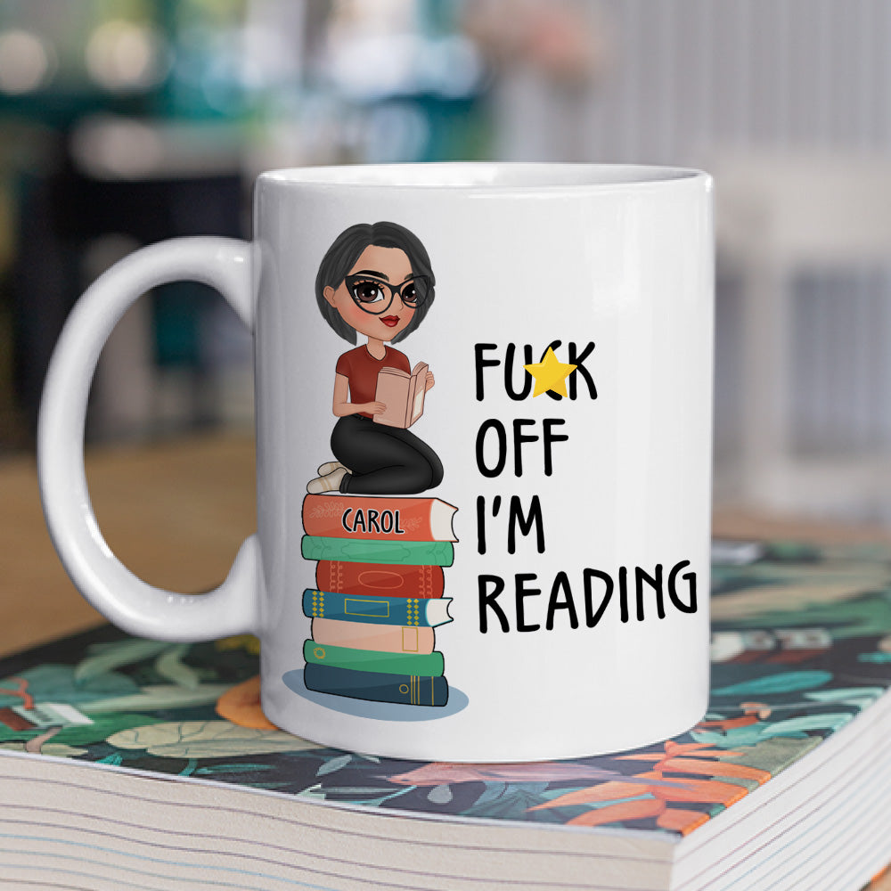 I Am Reading - Personalized Custom Coffee Mug
