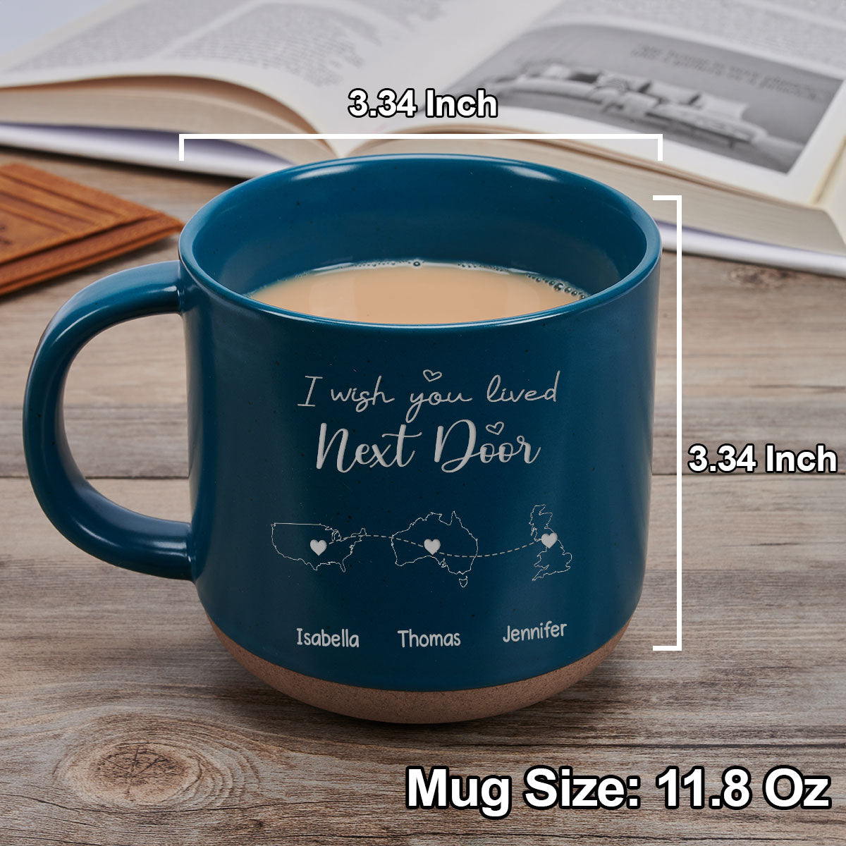 The Only Way To Have A Friend Is To Be One International - Personalized Custom Pottery Mug