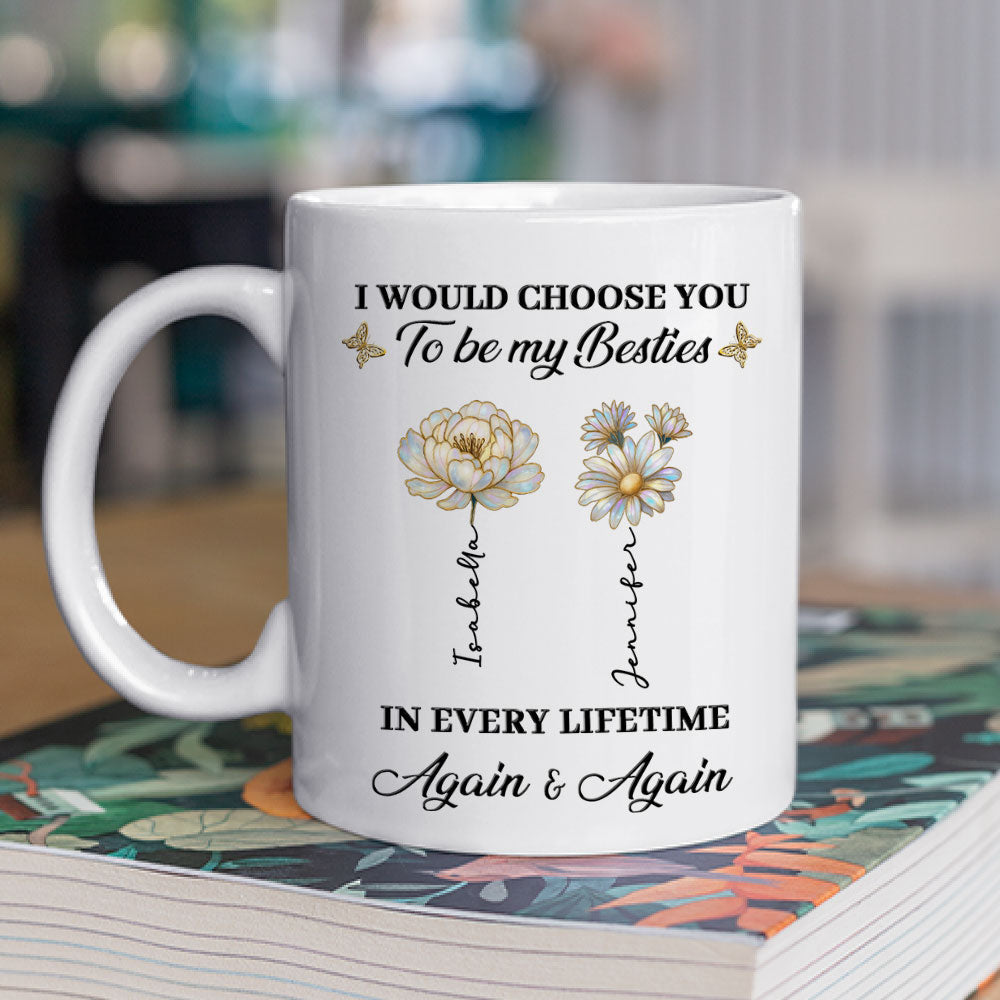 True Friends Always - Personalized Custom Coffee Mug