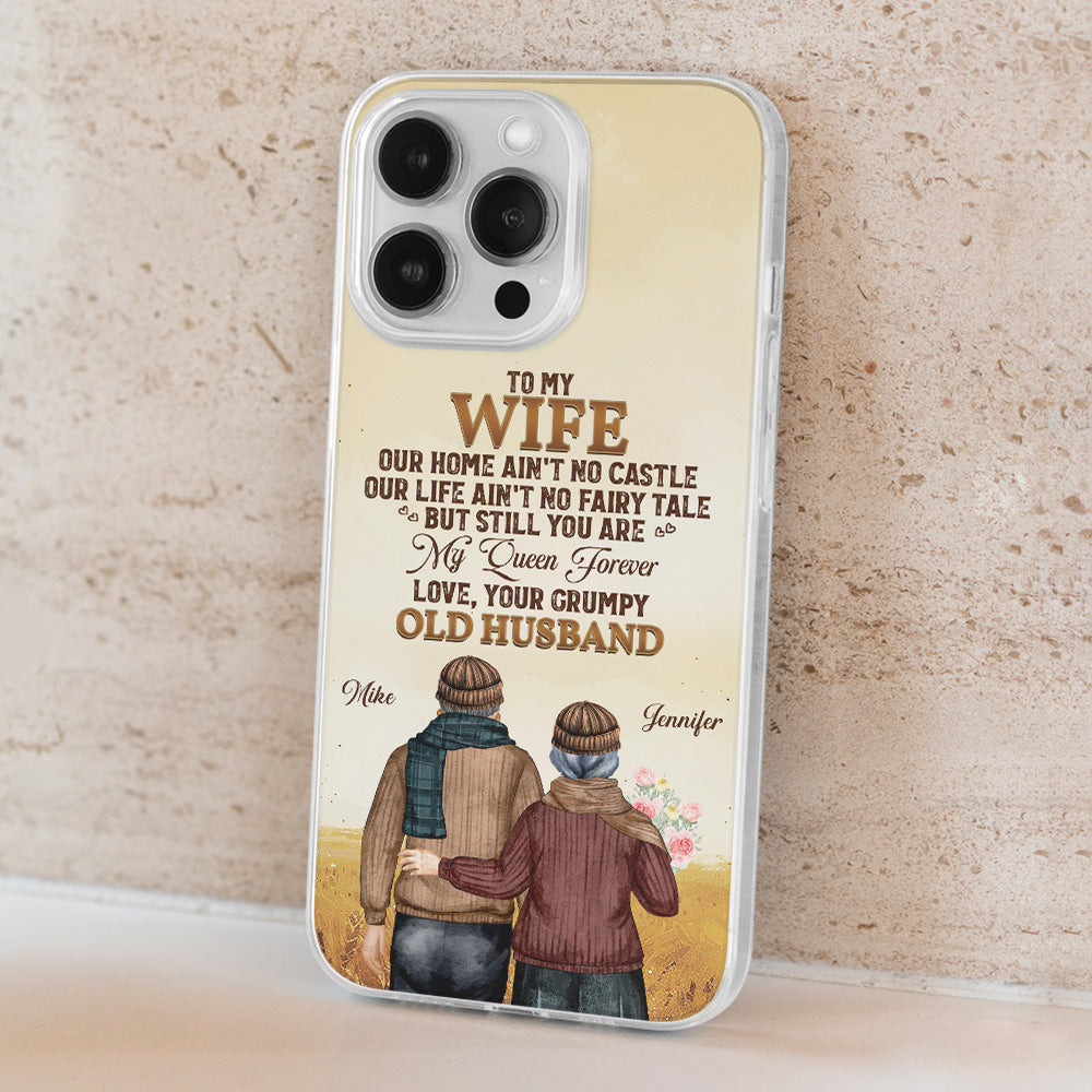 To My Wife You Are My Queen Forever - Personalized Custom Phone Case