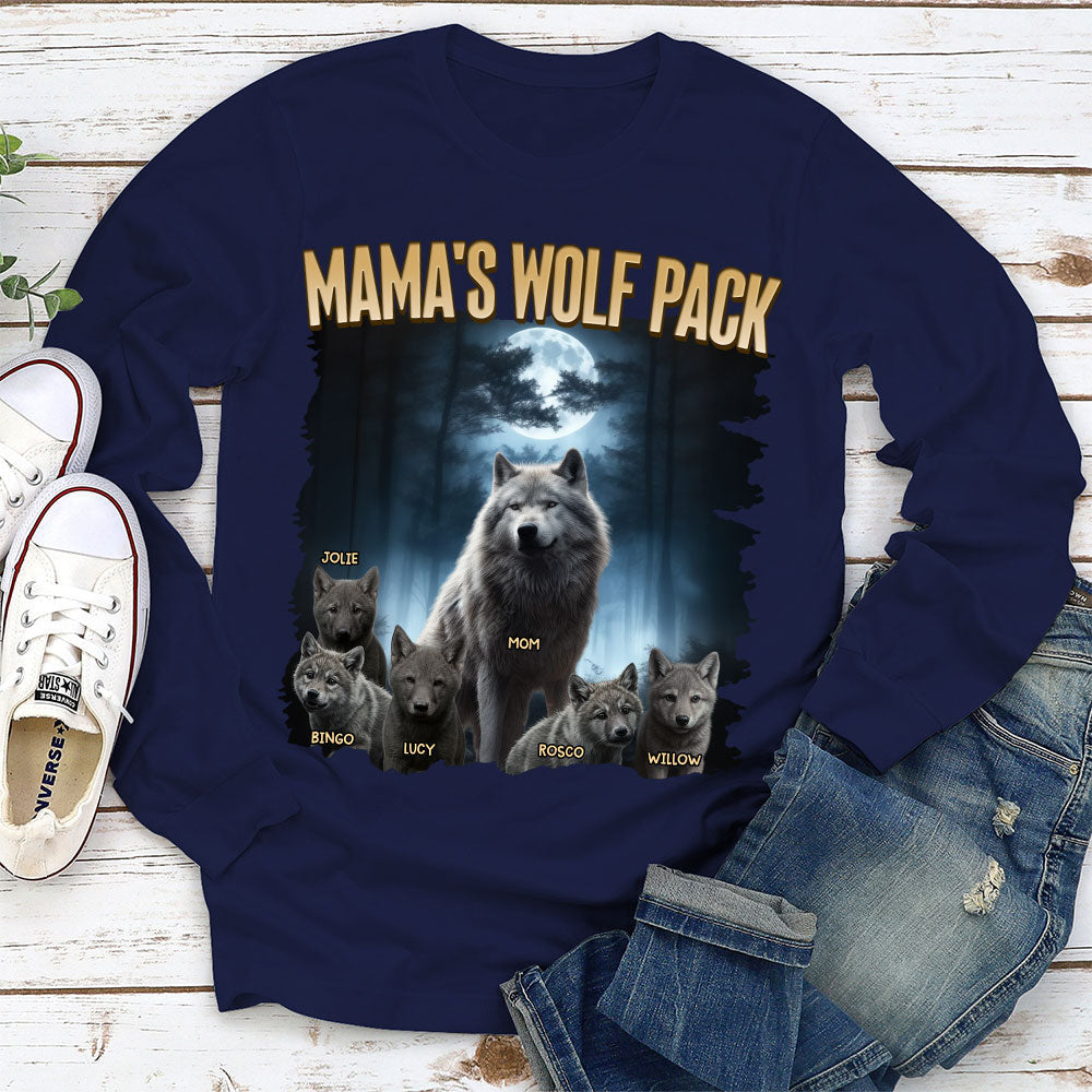 Mama Wolf Pack - Personalized Custom Shirt