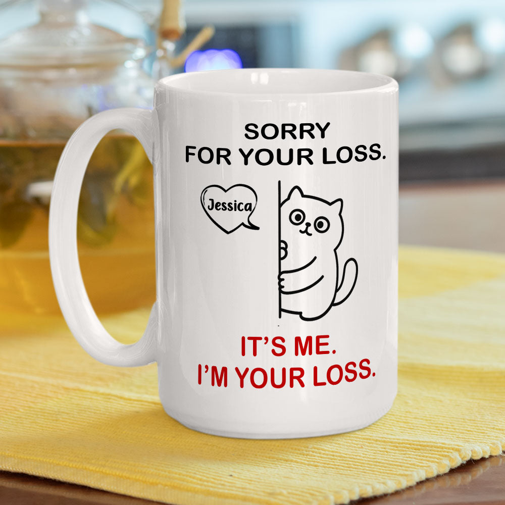 Look Who You Just Lost - Personalized Custom Coffee Mug