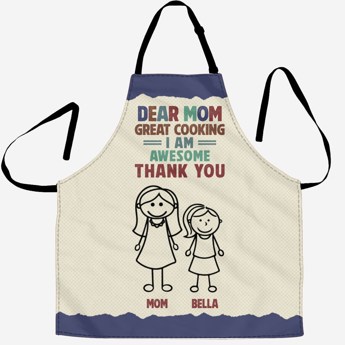 Great Cooking Mom - Personalized Custom Apron
