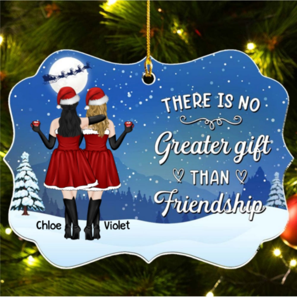 Beautiful Friendship - Personalized Custom Acrylic Ornament