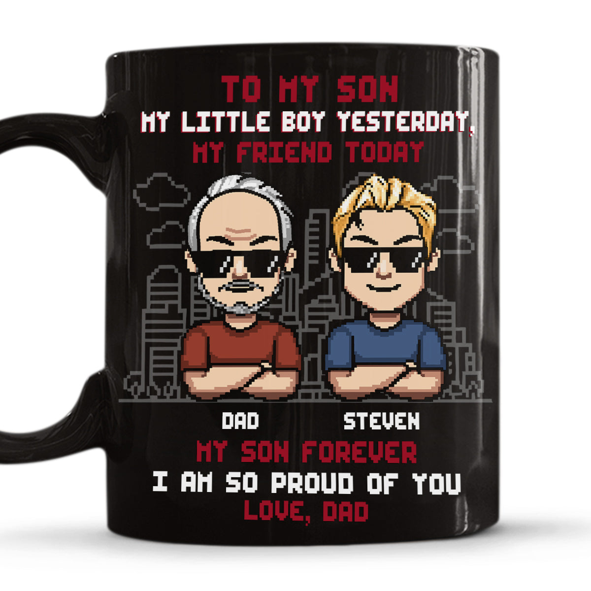 My Son My Biggest Blessing - Personalized Custom Coffee Mug