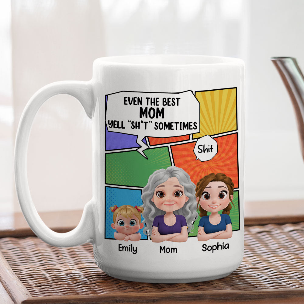 Good Mom - Personalized Custom Coffee Mug