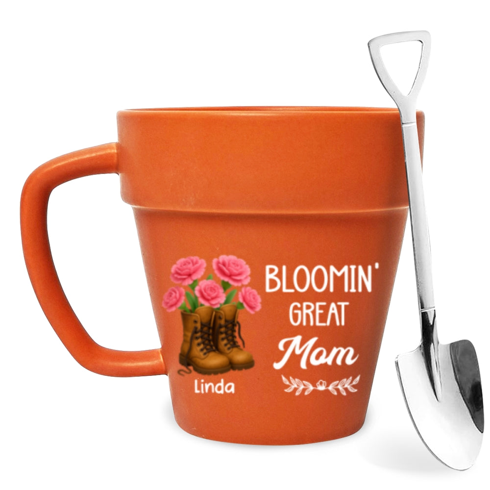 Simply The Best Mom - Personalized Custom Plant Pot Mug