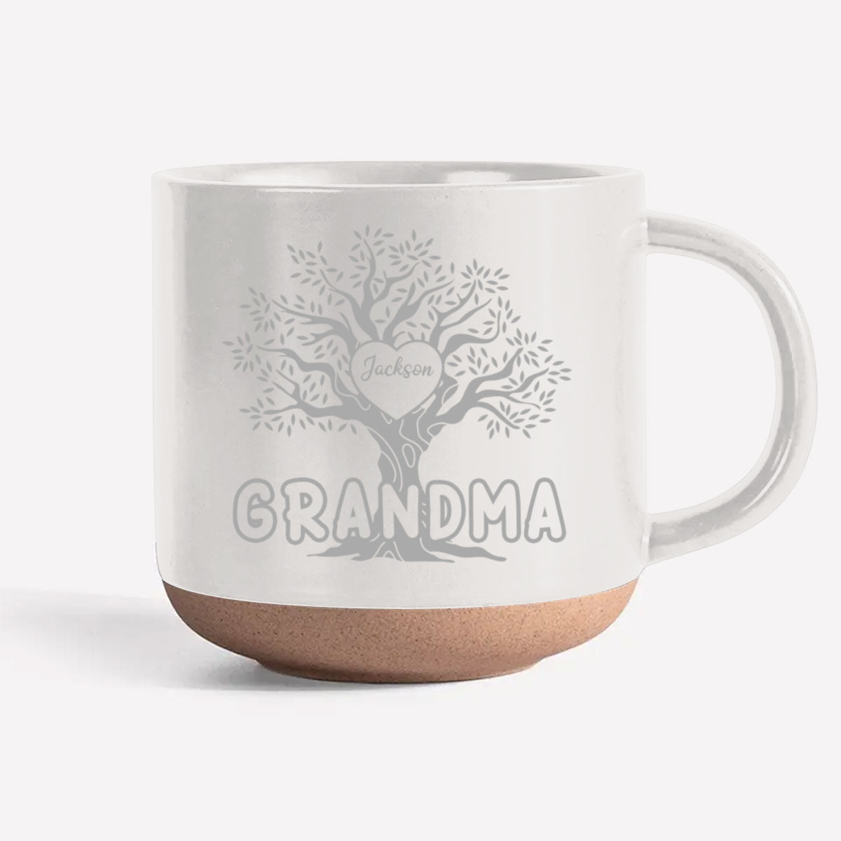 Blessed To Be Called Grandma - Personalized Custom Engraved Pottery Mug