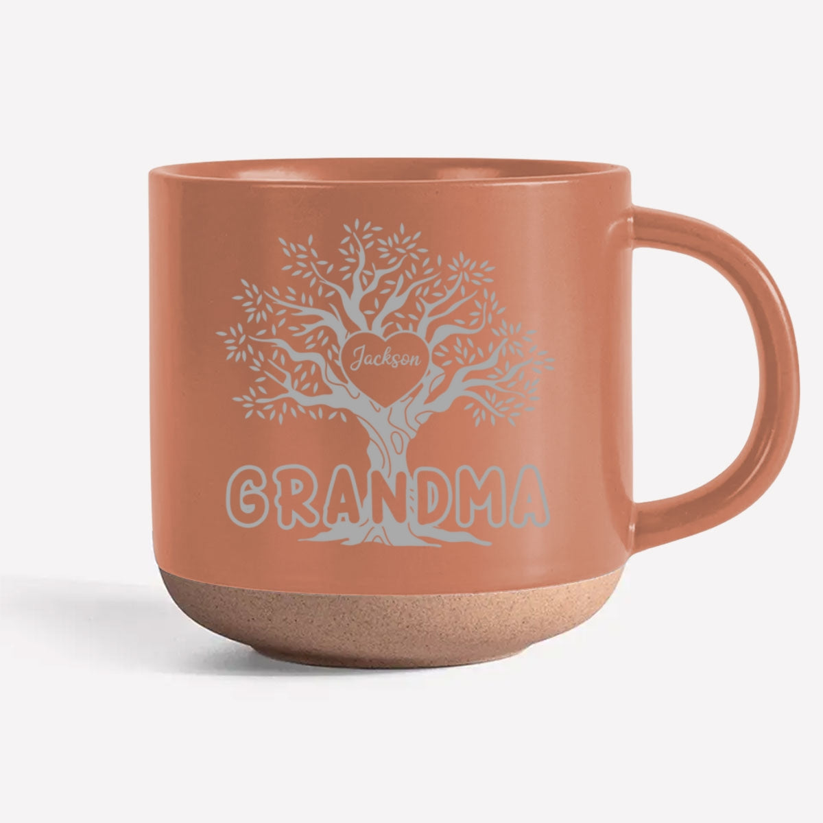Blessed To Be Called Grandma - Personalized Custom Engraved Pottery Mug