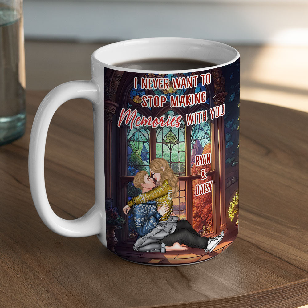 I Love You More With Each Passing Year - Personalized Custom Coffee Mug