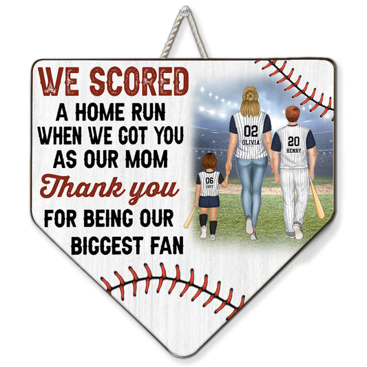 Thanks For Cheering Us On - Personalized Custom Wood Sign