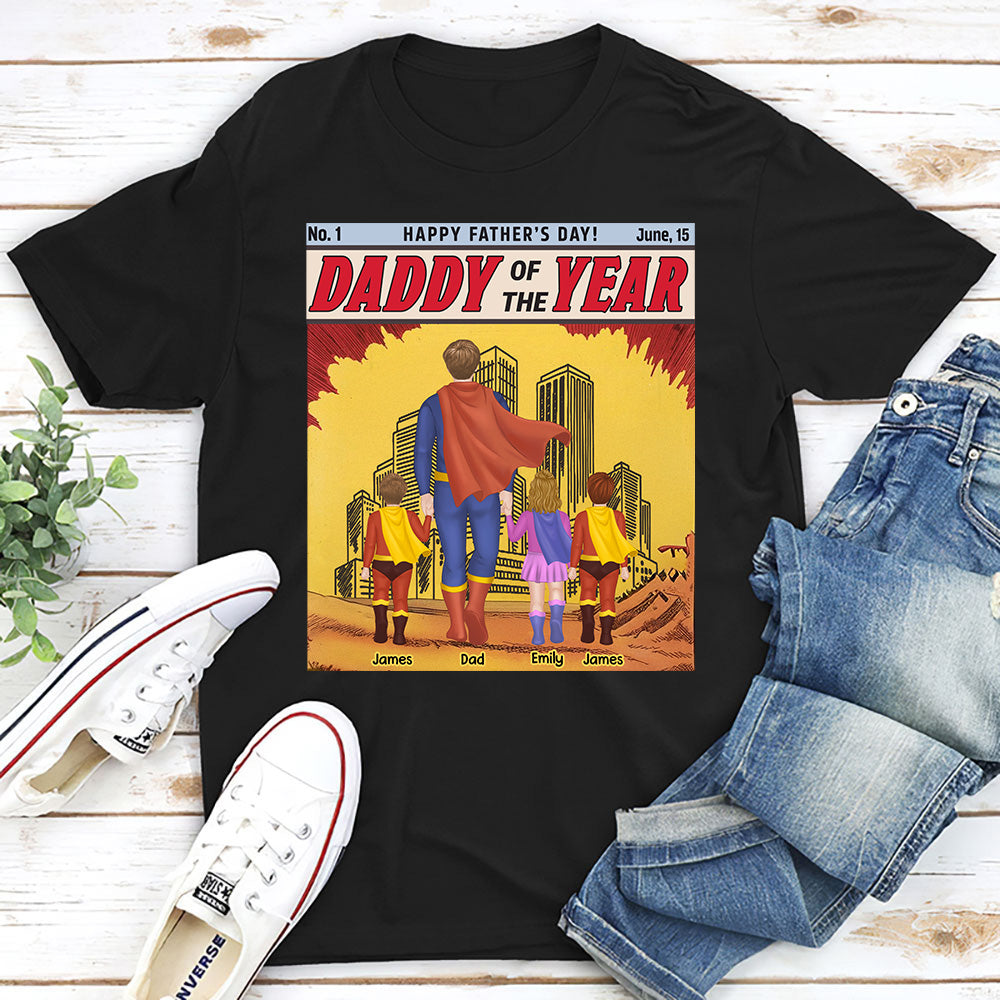  Best Dad In The Universe- Personalized Custom Shirt