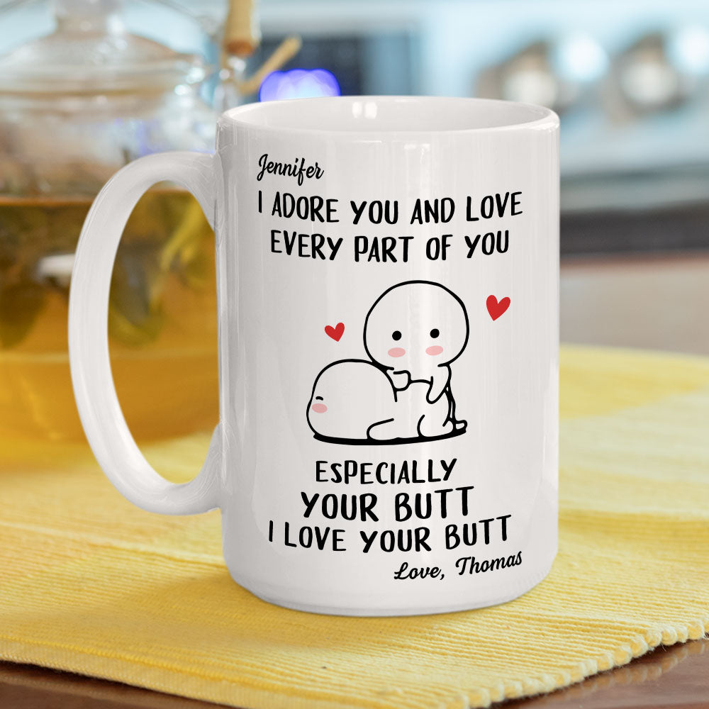 I Adore You - Personalized Custom Coffee Mug