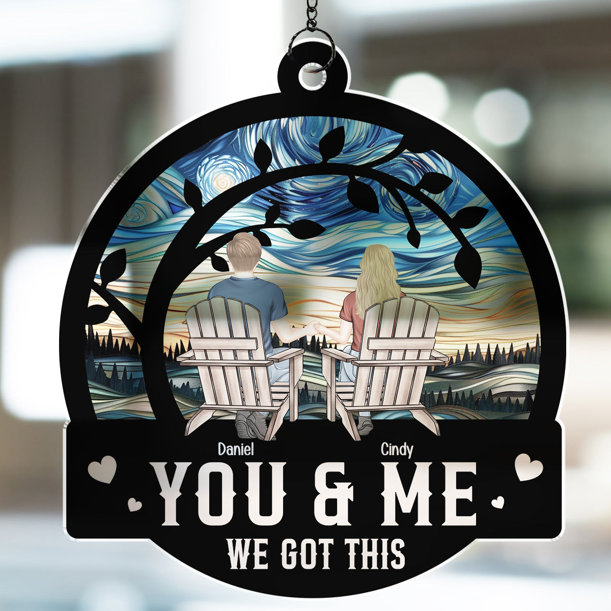 You & Me We Got This Ver 2 - Personalized Custom 1 Layer Suncatcher