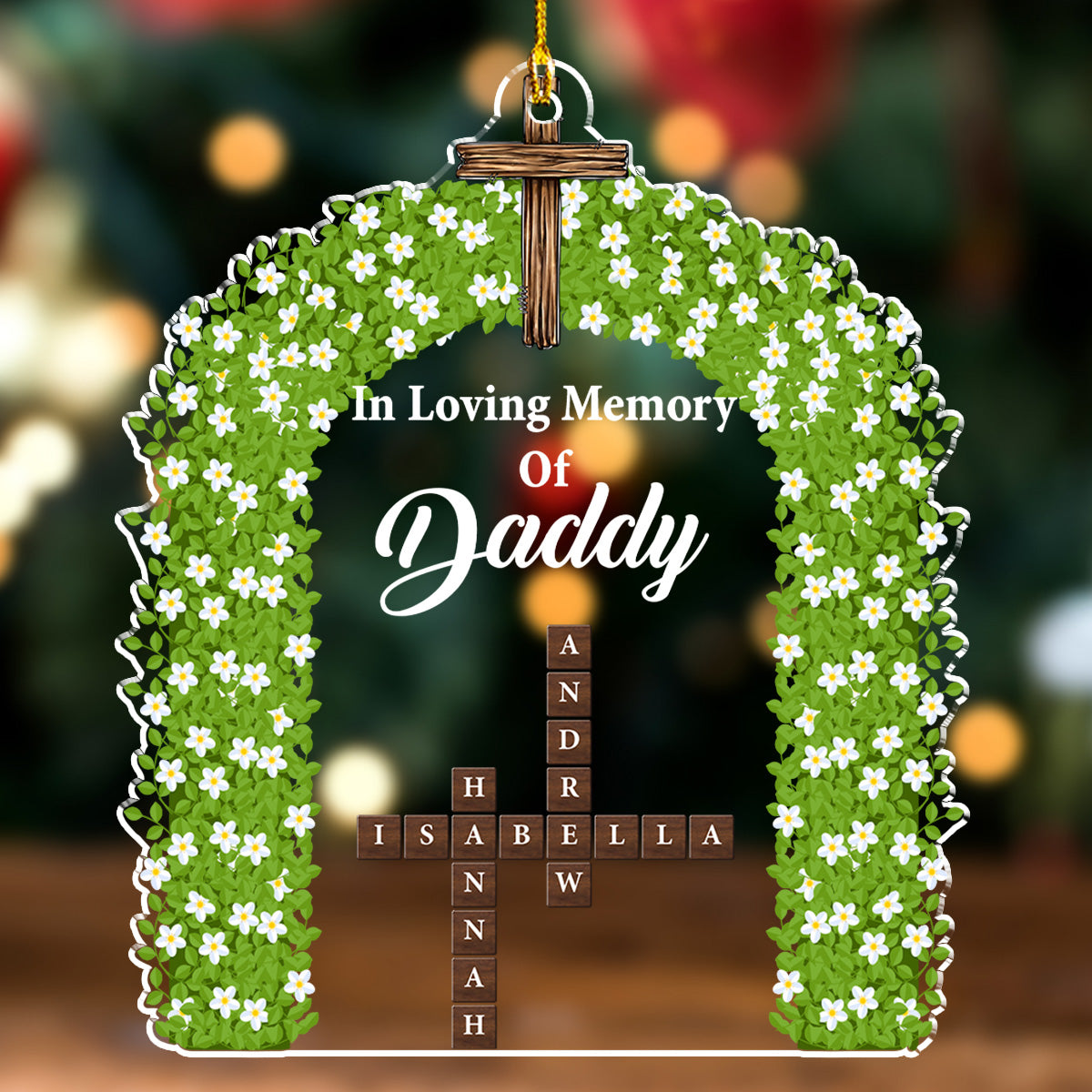 In Loving Memory Forever - Personalized Custom Acrylic Ornament
