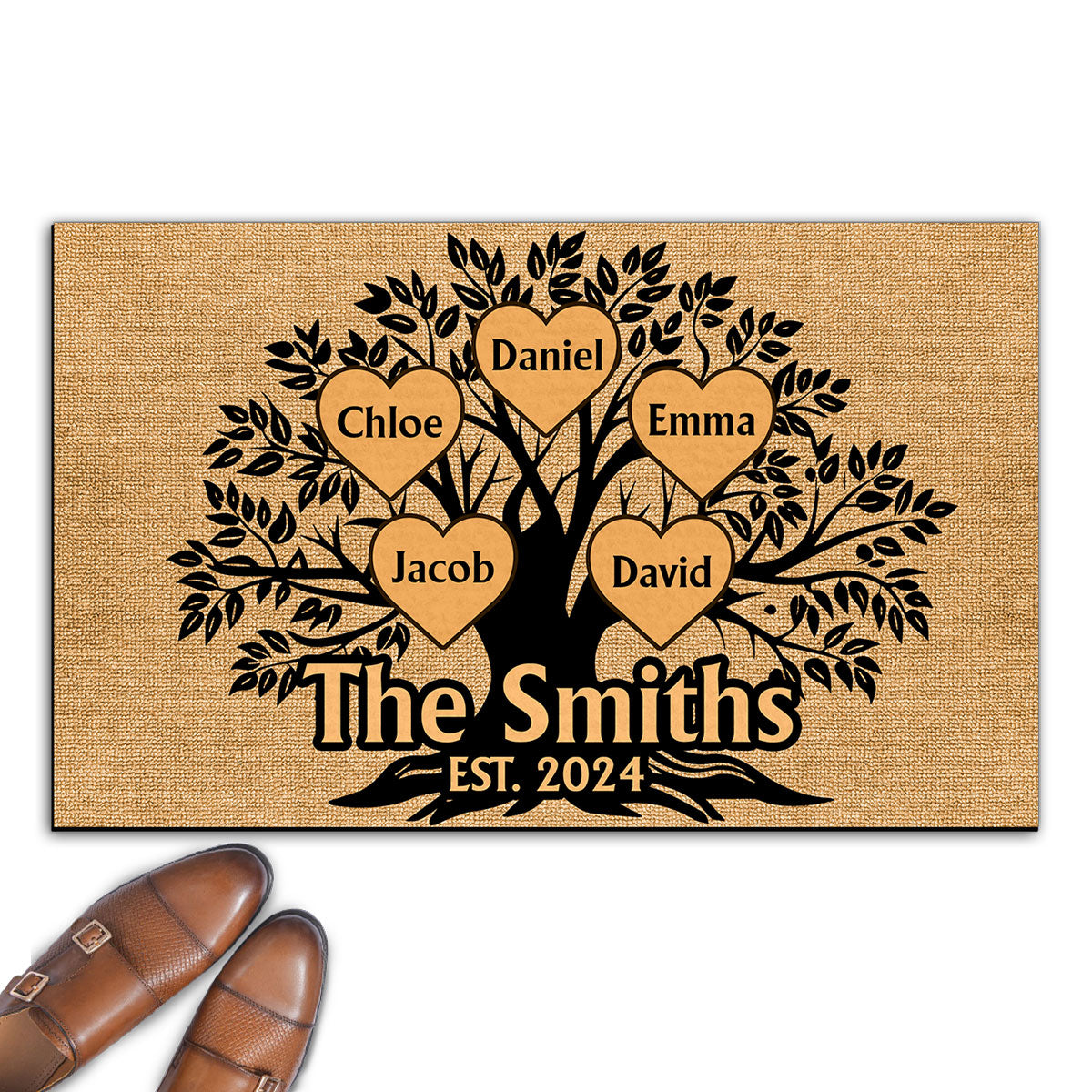 Family Tree - Personalized Custom Doormat