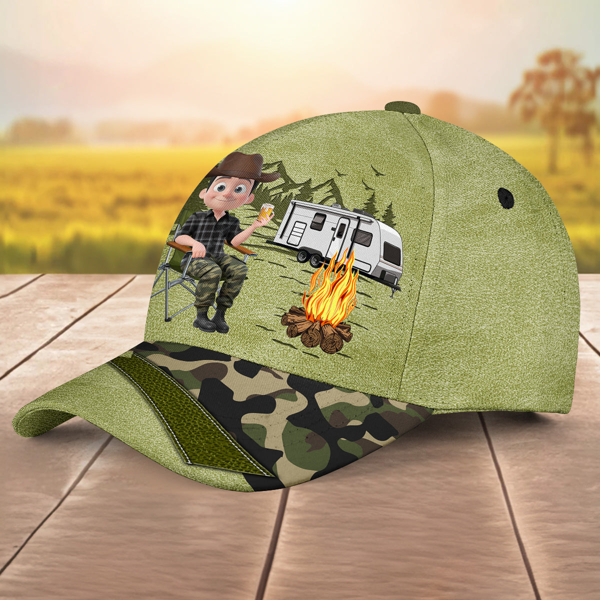 Happy Camper - Personalized Custom Classic Cap