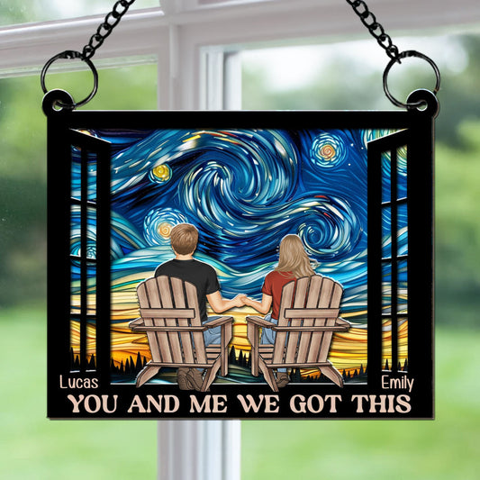 Building A Life We Love - Personalized Custom Suncatcher