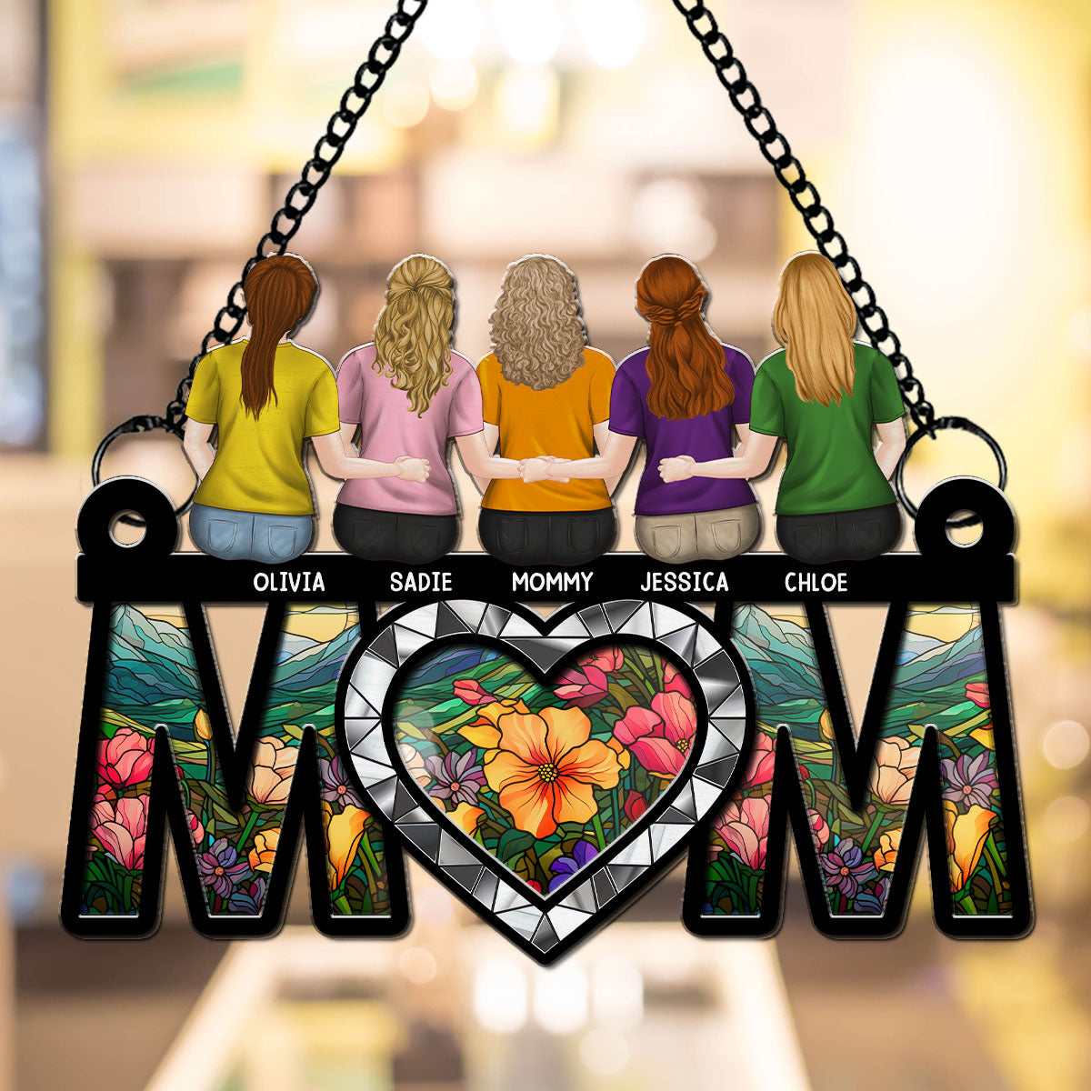 Best Mom Ever - Personalized Custom Suncatcher