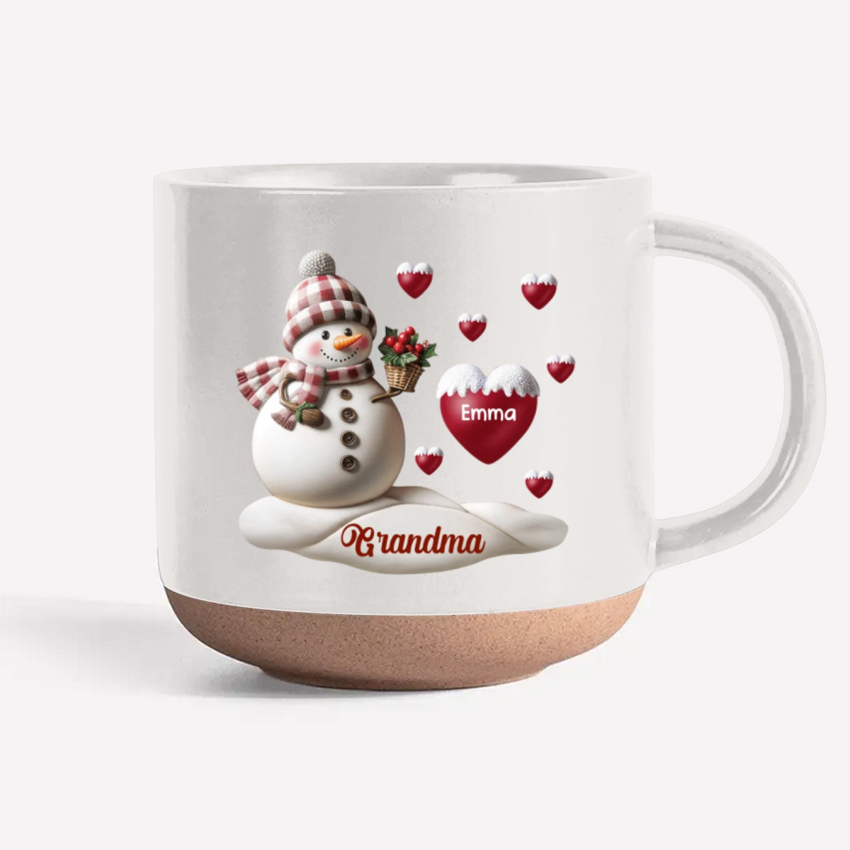 Love Grandma - Personalized Custom Pottery Mug
