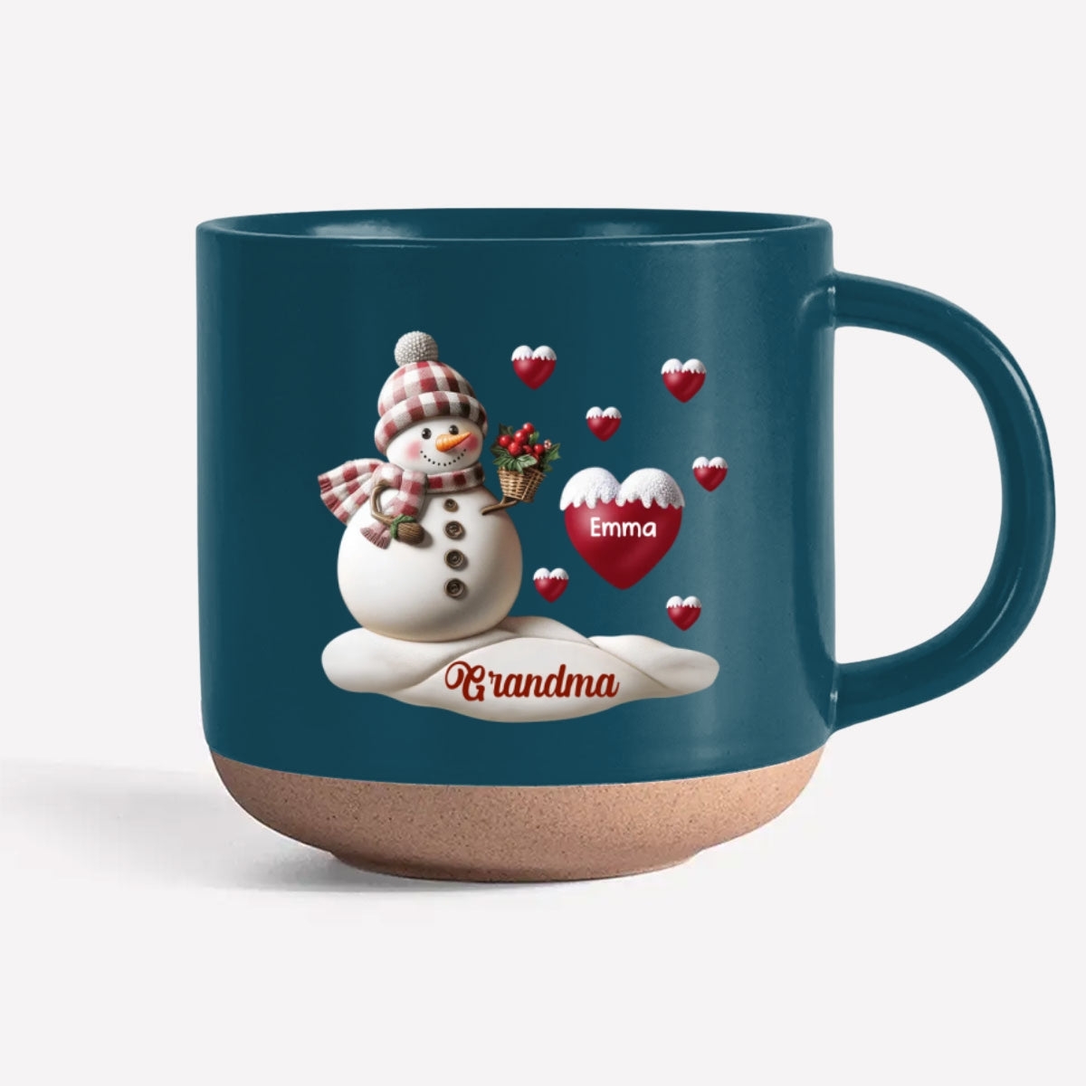 Love Grandma - Personalized Custom Pottery Mug