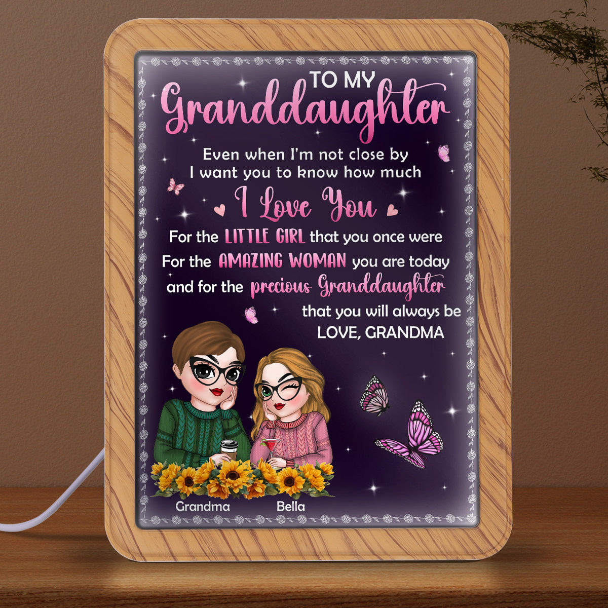 How Much I Love You - Personalized Custom Magic Mirror