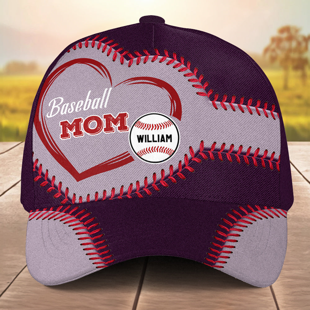 Baseball Mom - Personalized Custom Classic Cap