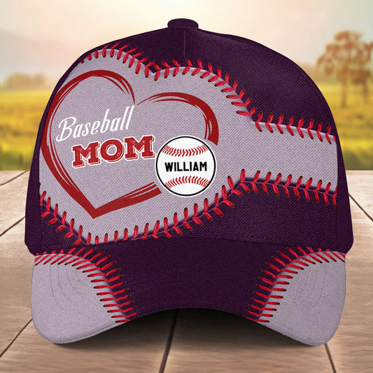 Baseball Mom - Personalized Custom Classic Cap