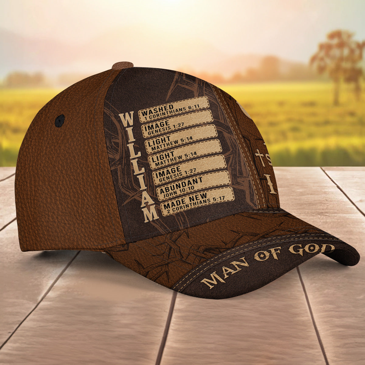God Says I Am - Personalized Custom Classic Cap