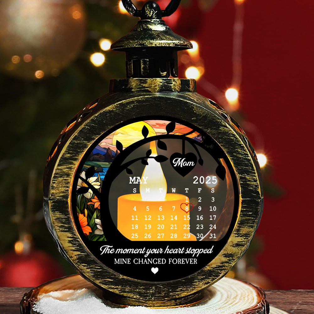 Love From Heaven - Personalized Custom Christmas Lantern