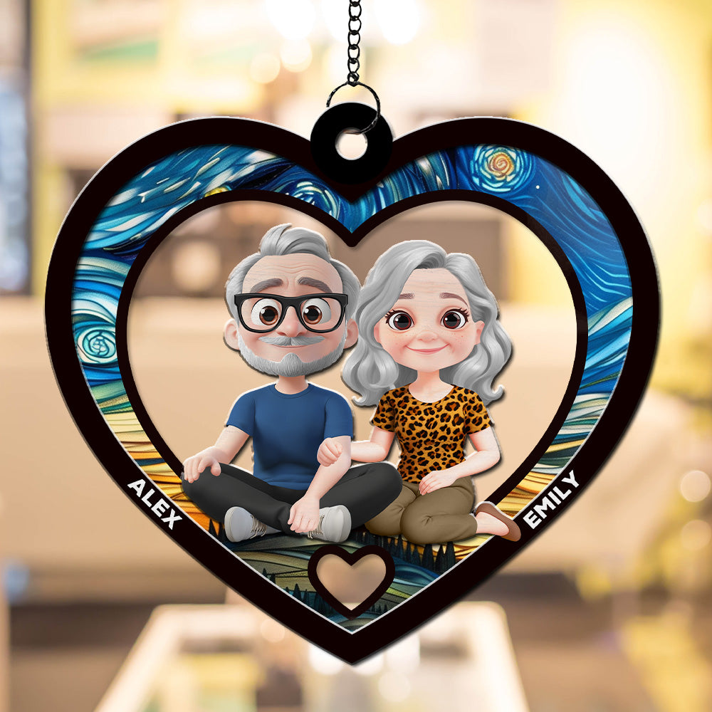 You And Me Always Together - Personalized Custom Suncatcher