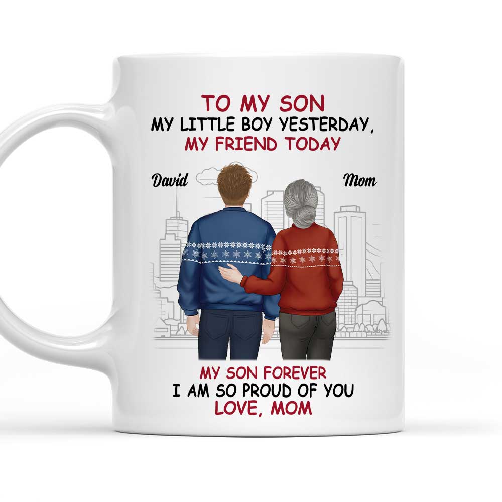My Son My Shining Star - Personalized Custom Coffee Mug