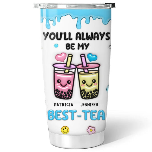 Best Friend Forever - Personalized Custom 3D Inflated Effect Tumbler