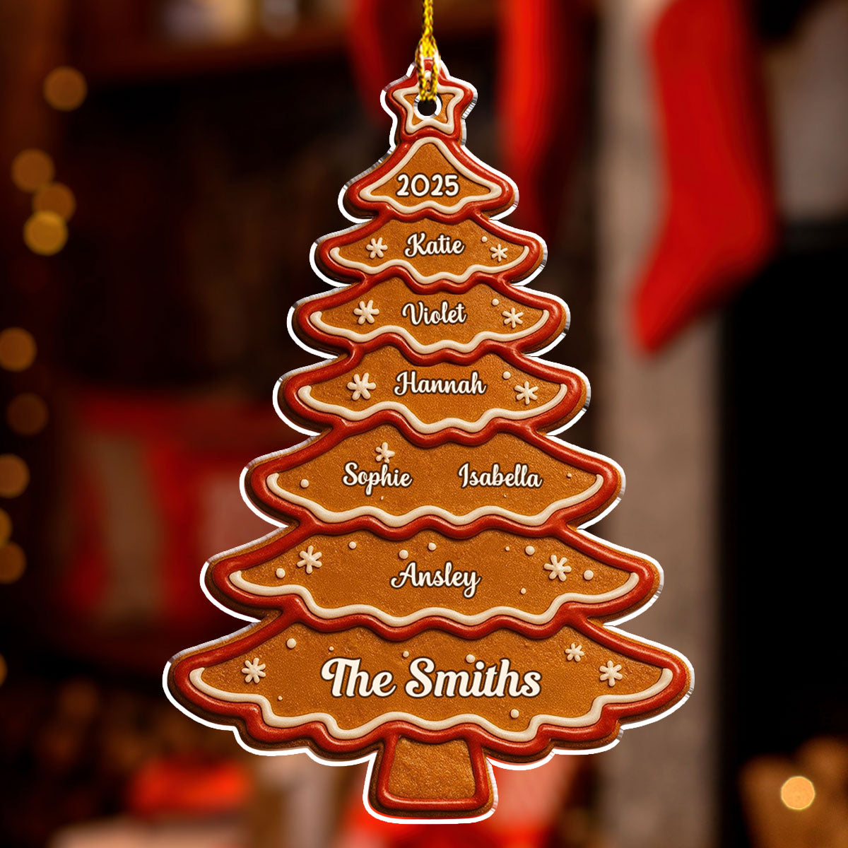 Holiday Season - Personalized Custom Acrylic Ornament