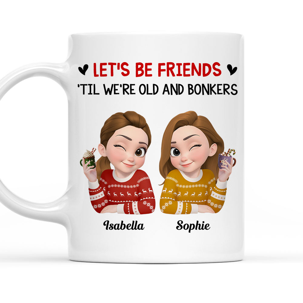 Lets Be Friend - Personalized Custom Coffee Mug
